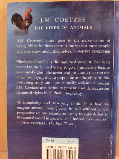 The Lives of Animals: J.M. Coetzee (Paperback)