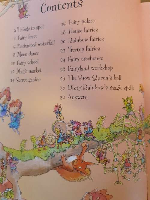 Usborne - 1001 Things to spot in Fairyland  (Hardcover)