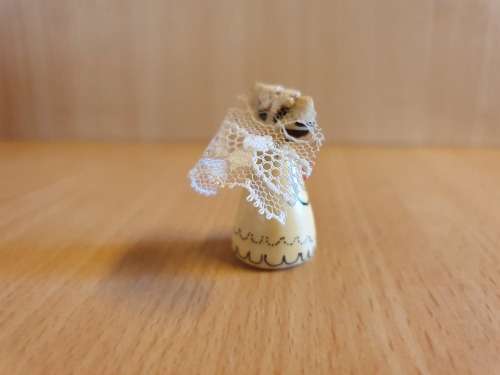 Miniature `Fay Cat Bride Figurine