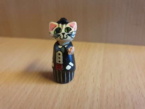Miniature `Fay` Cat Figurine