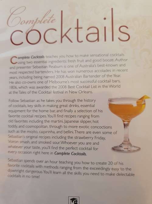 Complete Cocktails - Stir, Shake & Make - Dvd