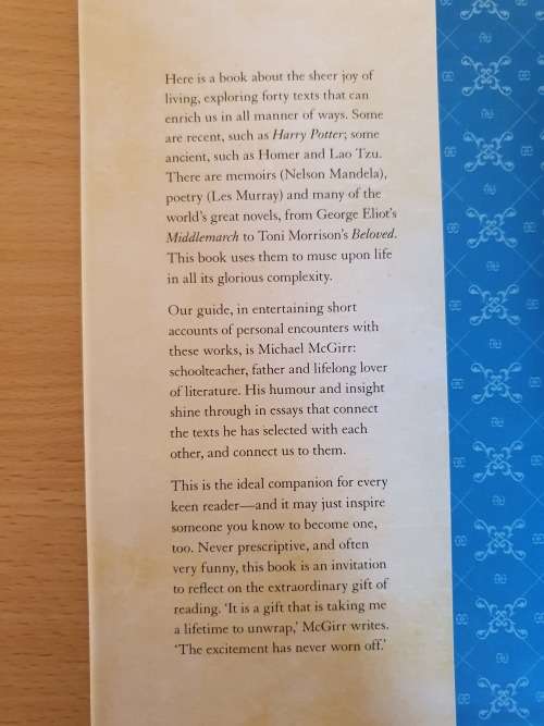 Books that Saved My Life: Reading for Wisdom, Solace and Pleasure by Michael McGirr
