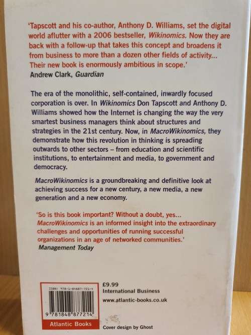 Macrowikinomics Rebooting Business and the World : Don Tapscott and Anthony D. Williams