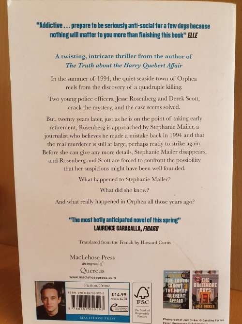 The Disappearance of Stephanie Mailer by Joël Dicker (Paperback)