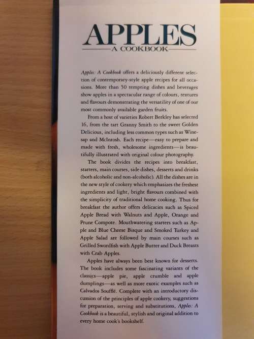 Apples: A Cookbook by Robert Berkley (Hardcover)