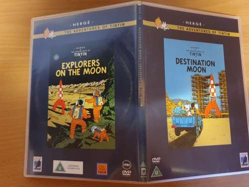 Herge - The Adventures of Tintin - Destination Moon/Explorers of the Moon - Dvd