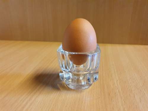 Set of 4 Luxor Covetro Glass Egg Cup Holders