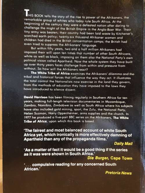 The White Tribe of Africa : David Harrison (Paperback)