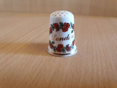 Porcelain Thimble - London