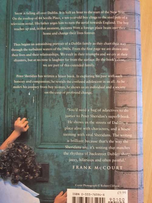 44 A Dublin Memoir : Peter Sheridan (Paperback)