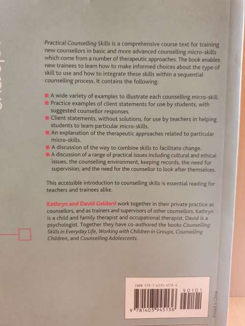 Practical Counselling Skills (Paperback) an integrative approach: Kathryn Geldard