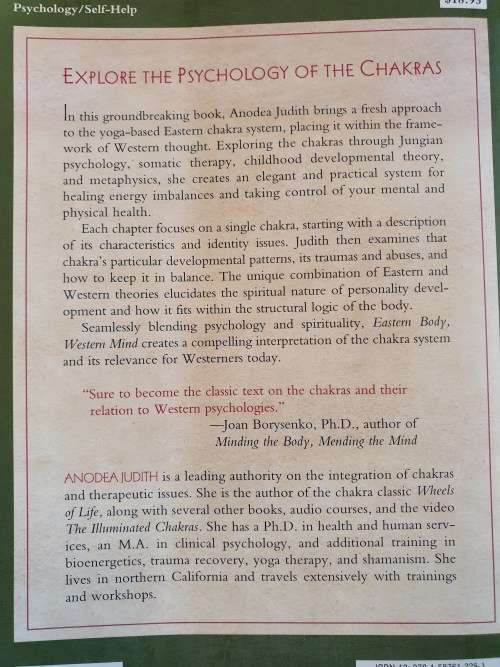 Eastern Body, Western Mind: Psychology & the Chakra System As a Path to the Self