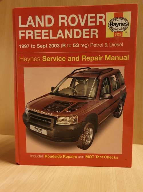 Haynes 3929 - Land Rover Freelander 1997 to Sept 2003 - Haynes Service and Repair Manual (Hardcover)