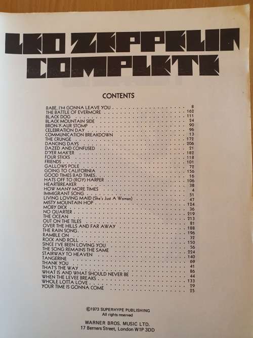 Led Zeppelin Complete (Paperback)