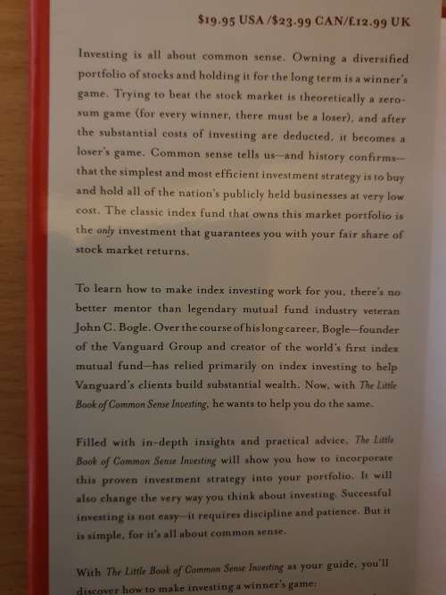 The Little Book of Common Sense Investing : John C. Bogle (Hardcover)