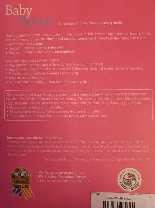 Baby Sense - Understanding your baby`s sensory world : Megan Faure & Ann Richardson