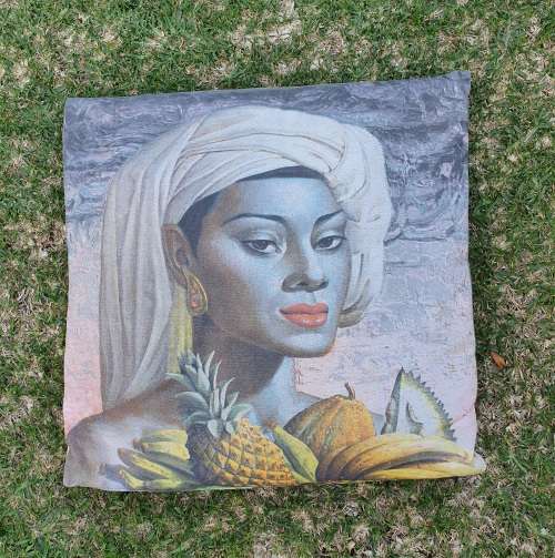 Tretchikoff  'Fruits of Bali' Cushion Cover  (55cm x 55cm)