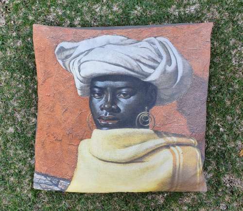 Tretchikoff  'Swazi Girl' Cushion Cover  - 55cm x 55cm
