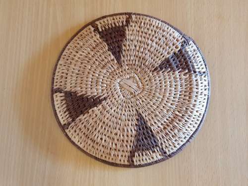 Round Basket Plate - width 20cm