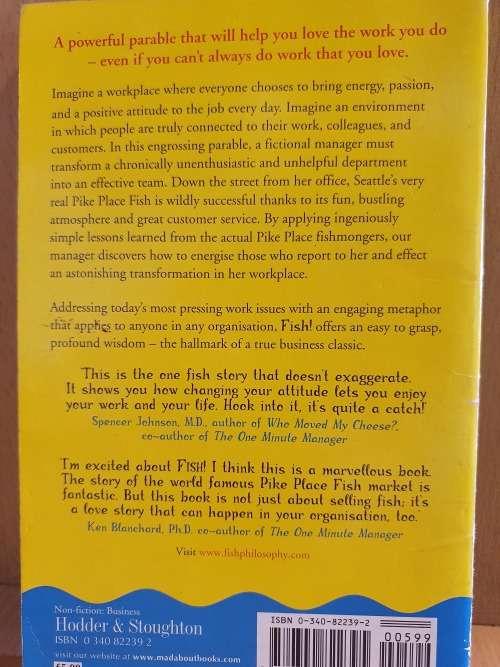 Fish For Life - A Remarkable Way to Achieve Your Dreams: Stephen C. Lundin, Ph.D.