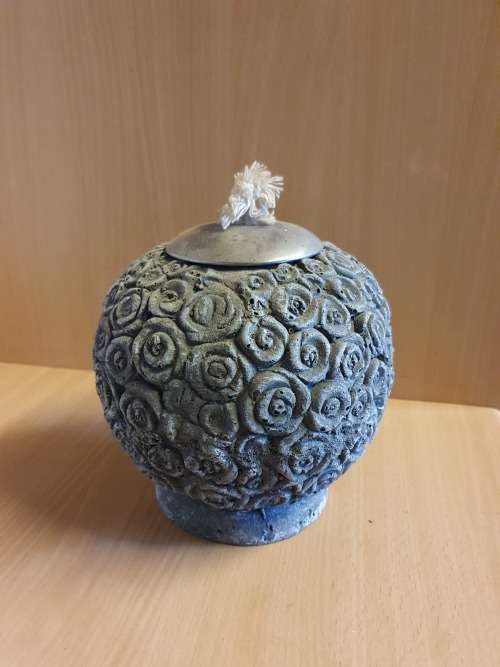 Stoneware Lidded Jar