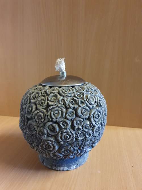 Stoneware Lidded Jar