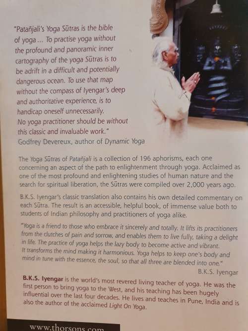 Light on the Yoga Sūtras of Patañjali by B.K.S. Iyengar (Paperback)