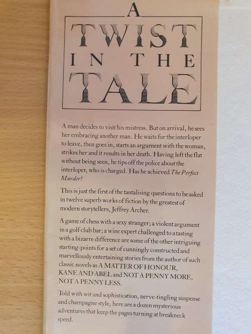 A Twist in the Tale: Jeffrey Archer (Hardcover)