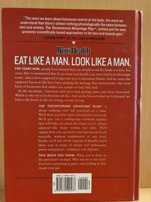 The Testosterone Advantage Plan by Lou Schuller (Hardcover)