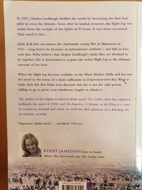 A Shadow on the Wing: Kerry Jamieson (Paperback)