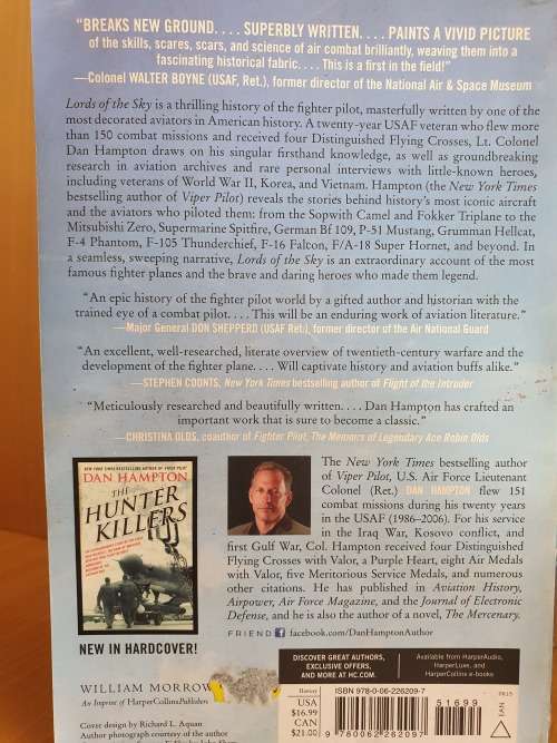 Lords of the Sky - Fighter Pilots and Air Combat, from the Red Baron to the F-16 : Dan Hampton