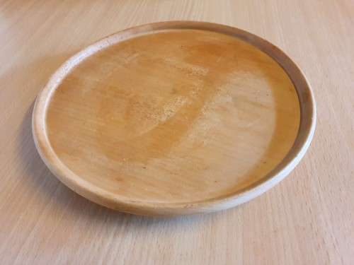 Fechter`s Round Genuine Knysna Yellowwood Platter - width