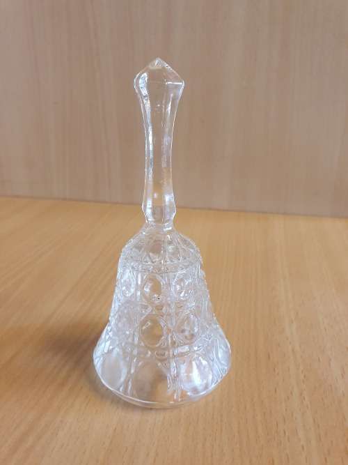 Glass Bell - height 12cm. width 6cm