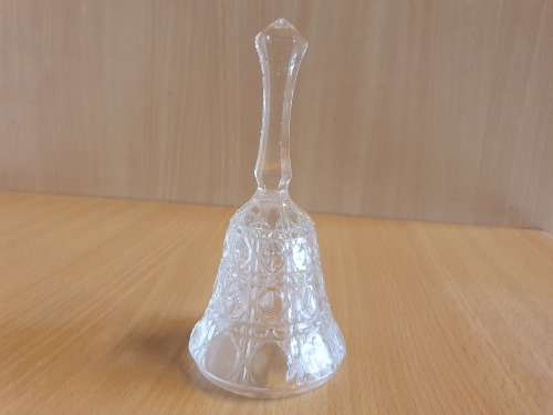 Glass Bell - height 12cm. width 6cm