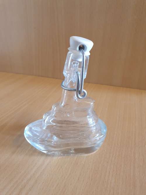 Small Glass Ship Shape Bottle