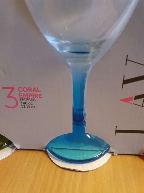 Set of 3 Stem Glasses - LAV Coral Empire