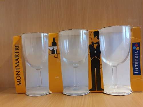 Set of 3 Luminarc Montmartre Stem Glasses