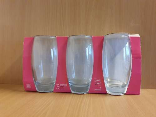 Set of 3 Drinking Glasses