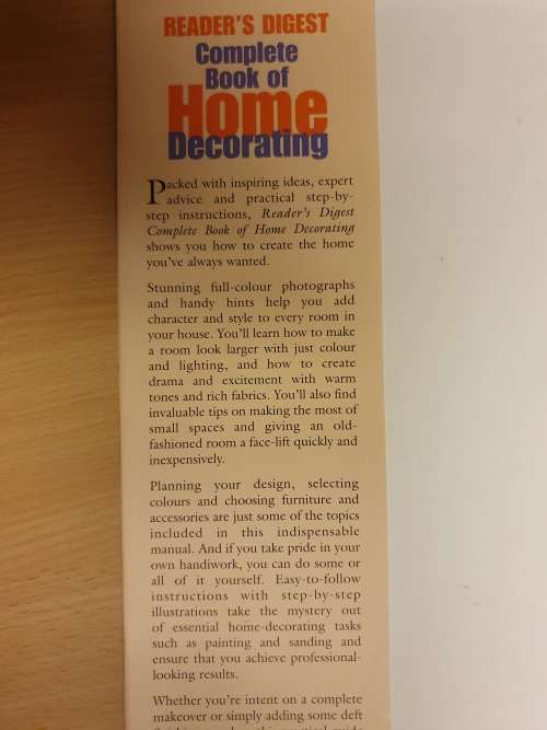 Reader`s Digest Complete Book of Home Decorating (Hardcover)