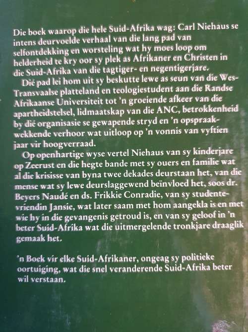 On te Veg vir Hoop : Carl Niehaus