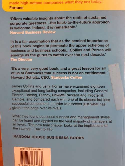 Built to Last - Successful Habits of Visionary Companies: James C. Collins & Jerry I. Porras
