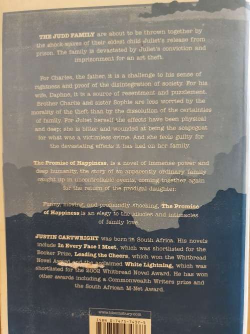The Promise of Happiness: Justin Cartwright (Paperback)