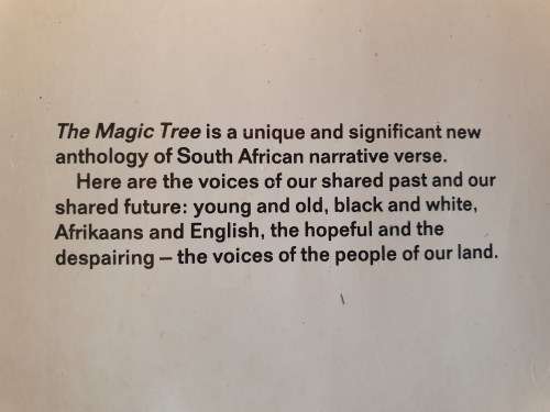 The Magic Tree - South African Stories in Verse edited by Guy Butler and Jeff Opland (Paperback)