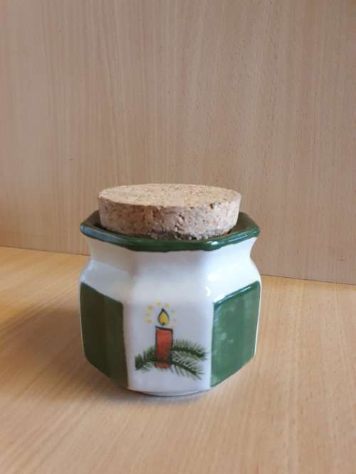 Ceramic Storage Jar - Xmas