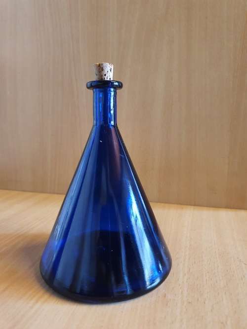 Cobalt Blue Glass Bottle
