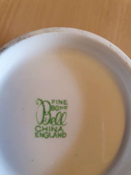 Bell Fine Bone China Teapot, Sugar & Creamer Set