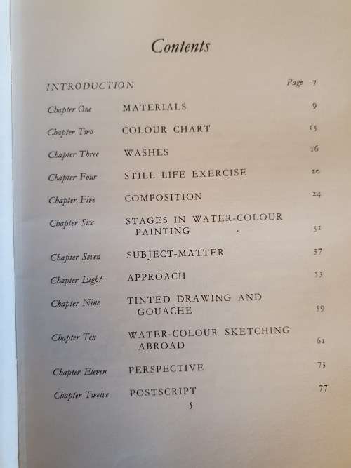 The Beginner`s Book of  Watercolour Painting : Adrian Hill (Hardcover)