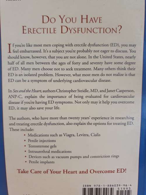 Sex and the Heart - Erectile Dysfunction`s Link to Cardiovascular Disease: Christopher Steidle
