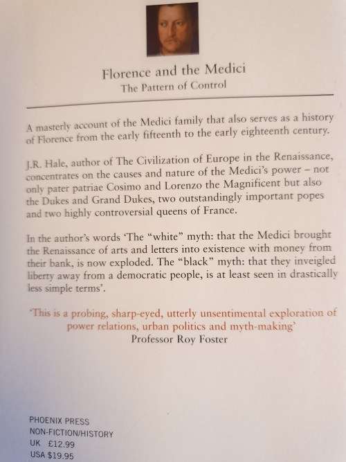 Florence and the Medici : J.R. Hale (Paperback)