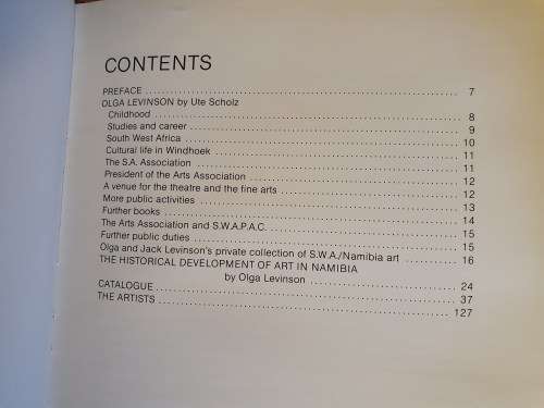 `The Levinson Collection` - Being the Olga and Jack Levinson Collection of SWA/Namibian Art